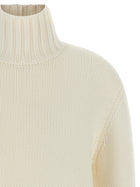 Fabiana Filippi Platinum Yarn Sweater White