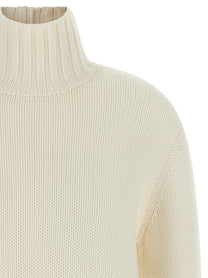Fabiana Filippi Platinum Yarn Sweater White