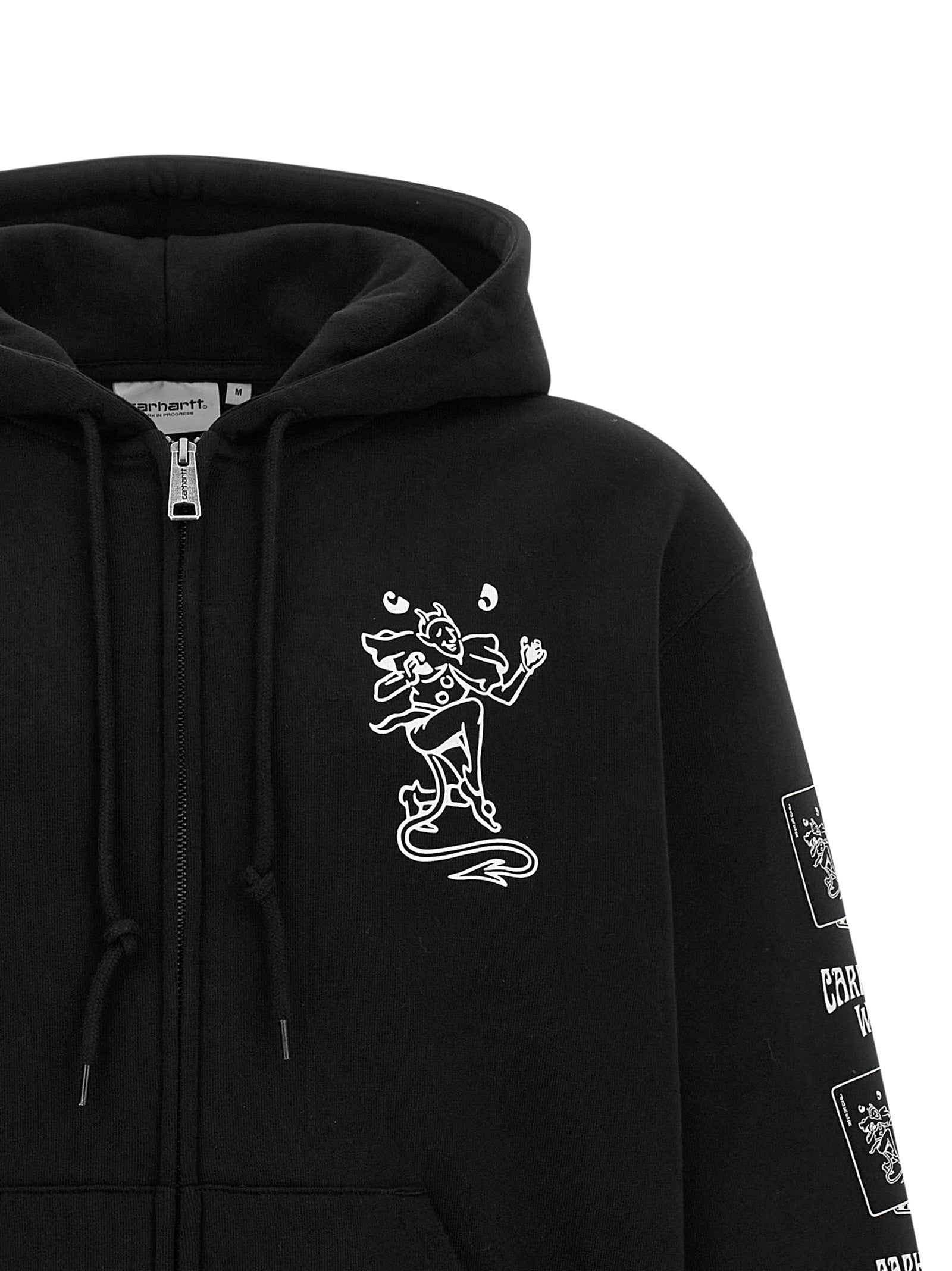 Carhartt Wip Playing Cards Hoodie Black