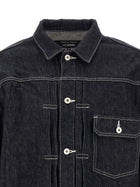 Comme Des Garҫons Homme Pleated Detail Jacket Blue, view 5
