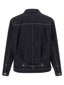 Comme Des Garҫons Homme Pleated Detail Jacket Blue