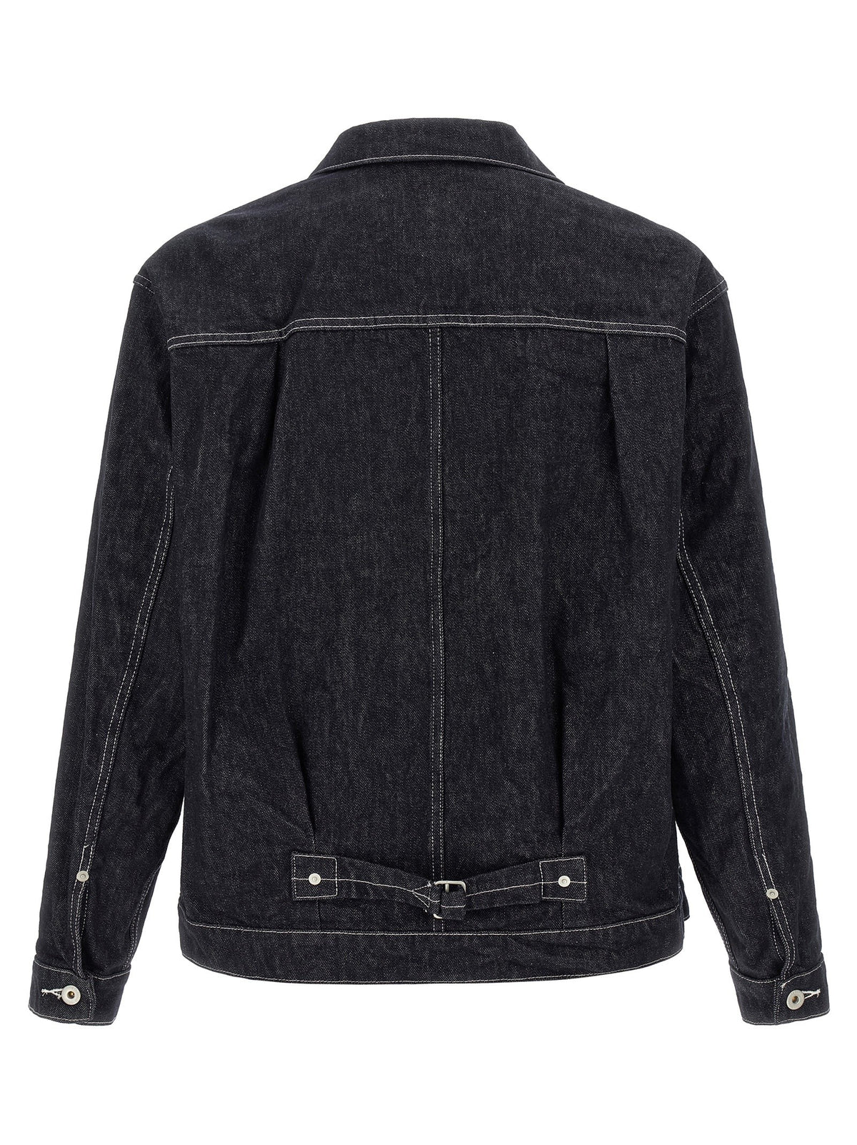Comme Des Garҫons Homme Pleated Detail Jacket Blue, view 2