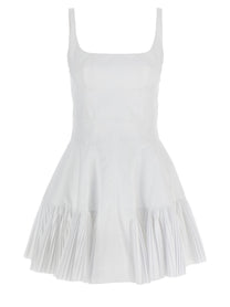 Giovanni Bedin Pleated Dress White