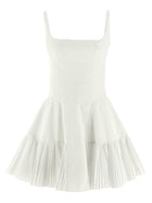 Giovanni Bedin Pleated Dress White