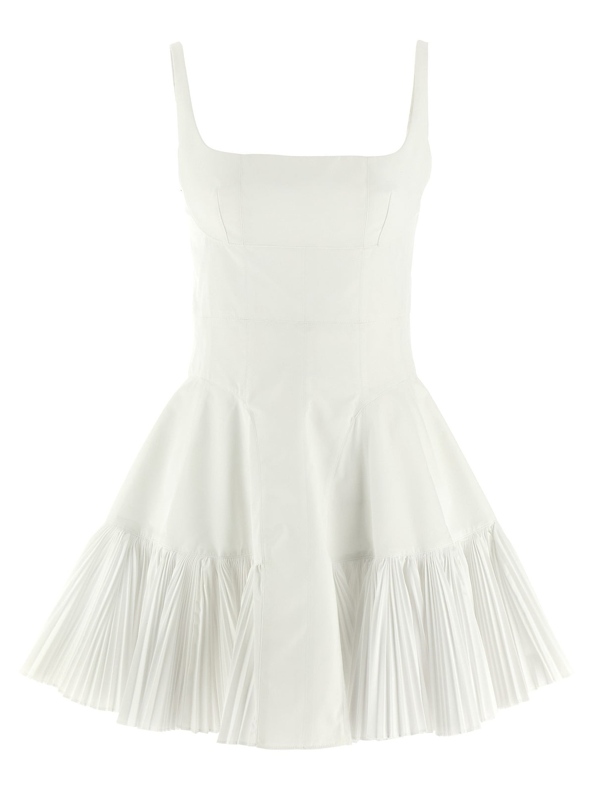 Giovanni Bedin Pleated Dress White