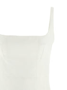 Giovanni Bedin Pleated Dress White, view 3