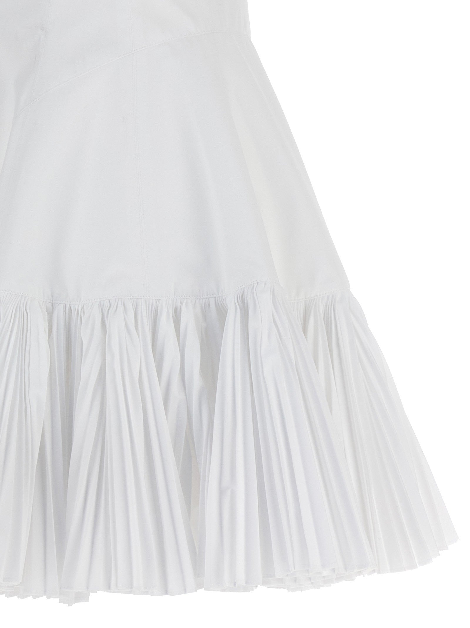 Giovanni Bedin Pleated Dress White