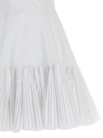 Giovanni Bedin Pleated Dress White