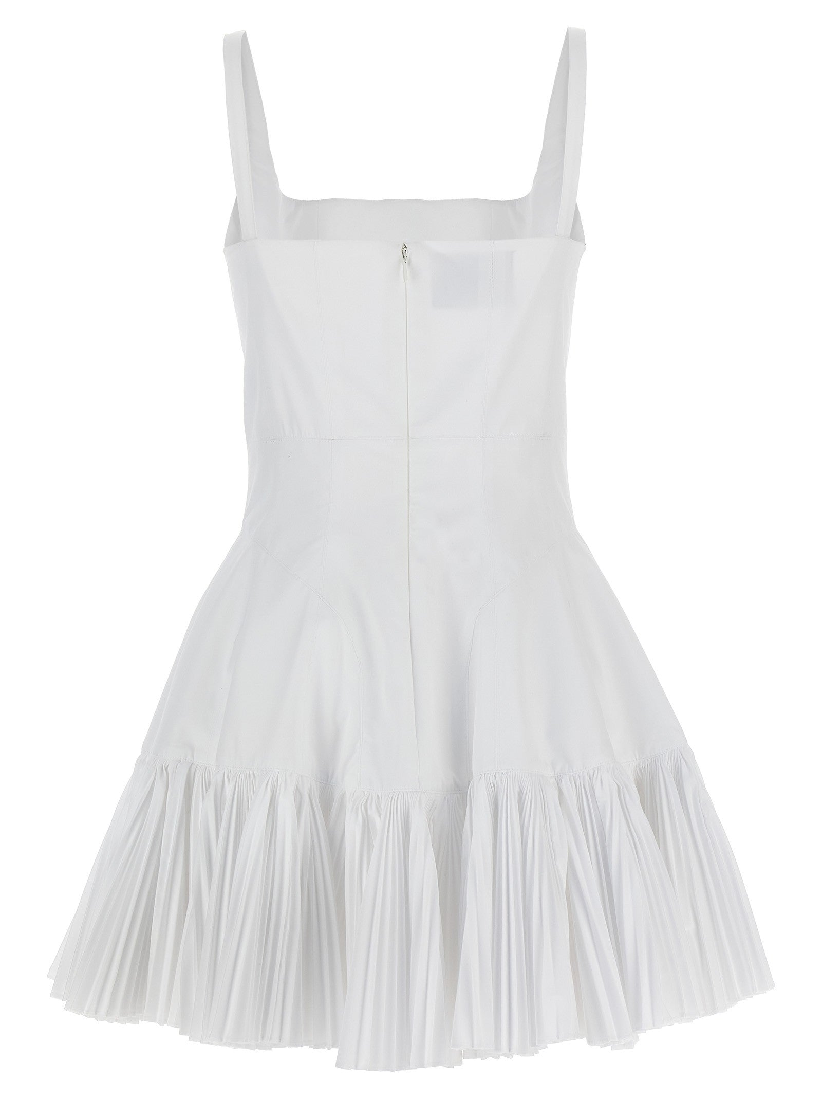 Giovanni Bedin Pleated Dress White