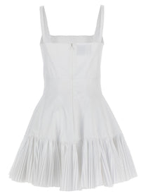 Giovanni Bedin Pleated Dress White