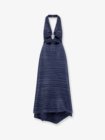 Cult Gaia Women's Pleated Fabric Jahzara Dress DEEP LAKE