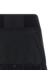 Sacai Pleated Insert Skirt Black