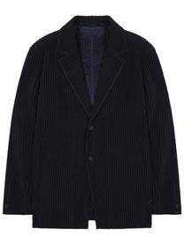Homme Plisse Issey Miyake Men's Pleated Jacket Black Homme Plisse Issey Miyake