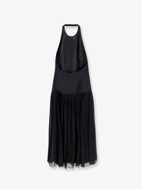 Rohe Women's Pleated Long Dress Black