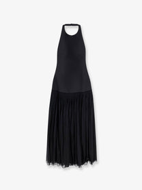 Rohe Women's Pleated Long Dress Black