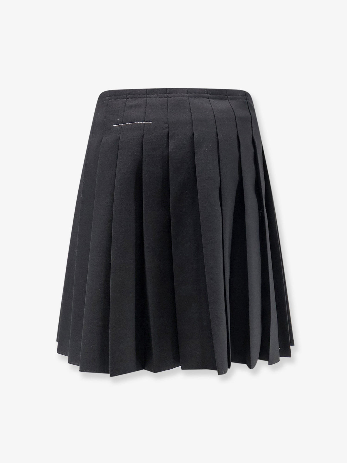 MM6 Maison Margiela Women's Pleated Mini Skirt Grey, view 2