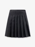 MM6 Maison Margiela Women's Pleated Mini Skirt Grey