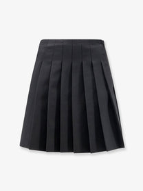 MM6 Maison Margiela Women's Pleated Mini Skirt Grey