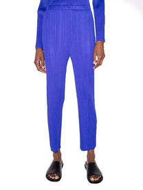 Pleats Please Issey Miyake Women's Pleated Pants Blue