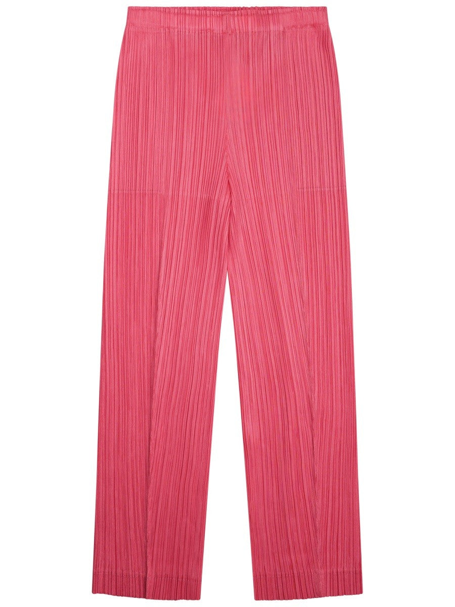 Pleats Please Issey Miyake Women's Pleated Pants Blue