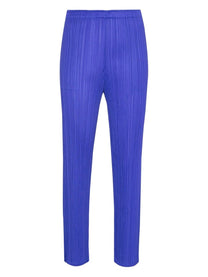 Pleats Please Issey Miyake Women's Pleated Pants Blue