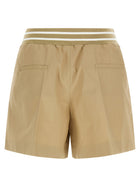 Moschino Pleated Shorts Beige, view 2