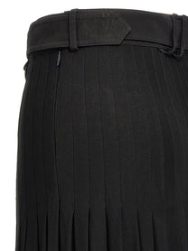 Burberry Pleated Skirt Black