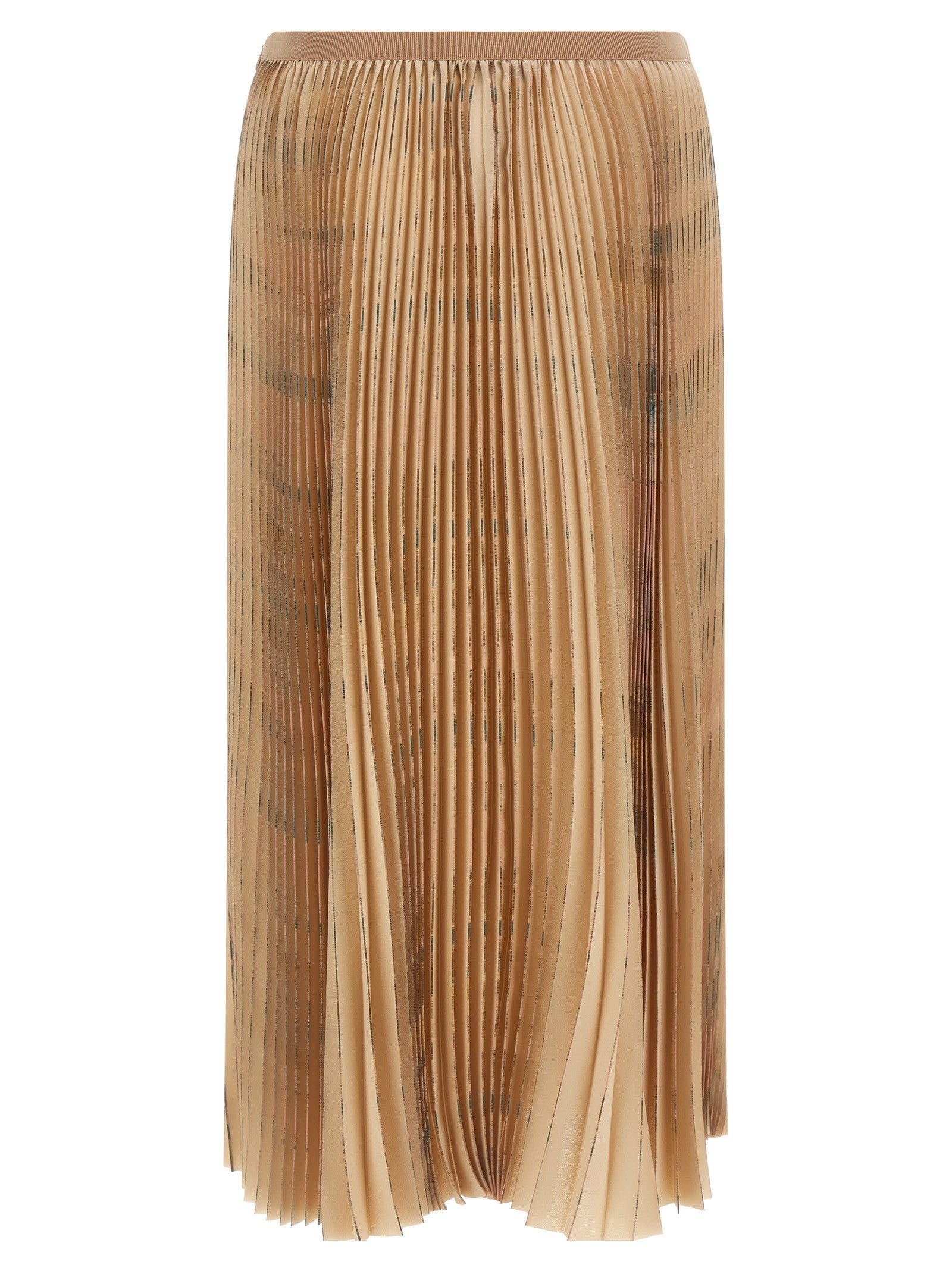 Fabiana Filippi Pleated Skirt Beige