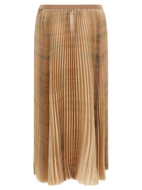 Fabiana Filippi Pleated Skirt Beige