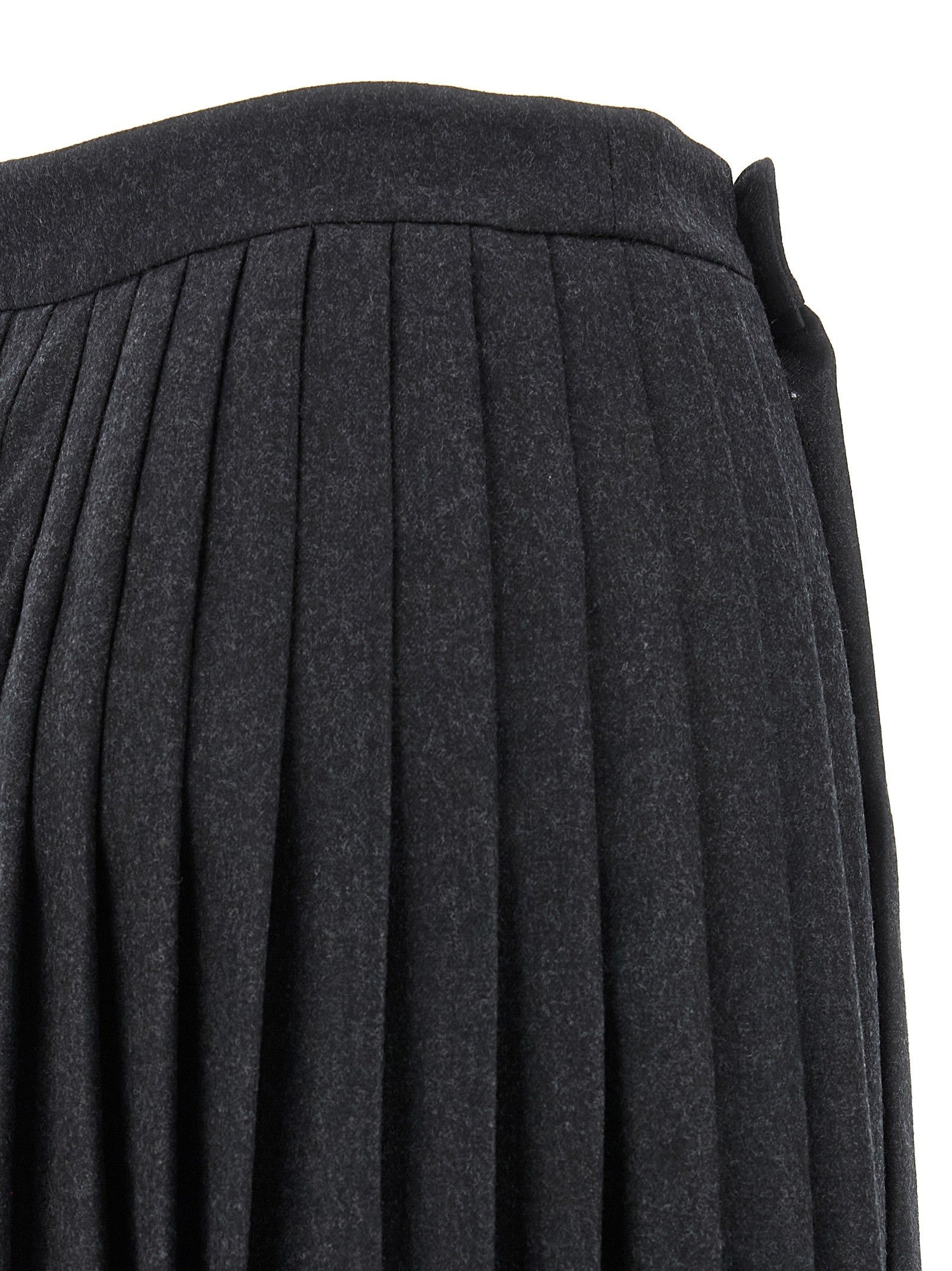 PRADA Pleated Skirt Grey