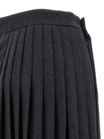 PRADA Pleated Skirt Grey