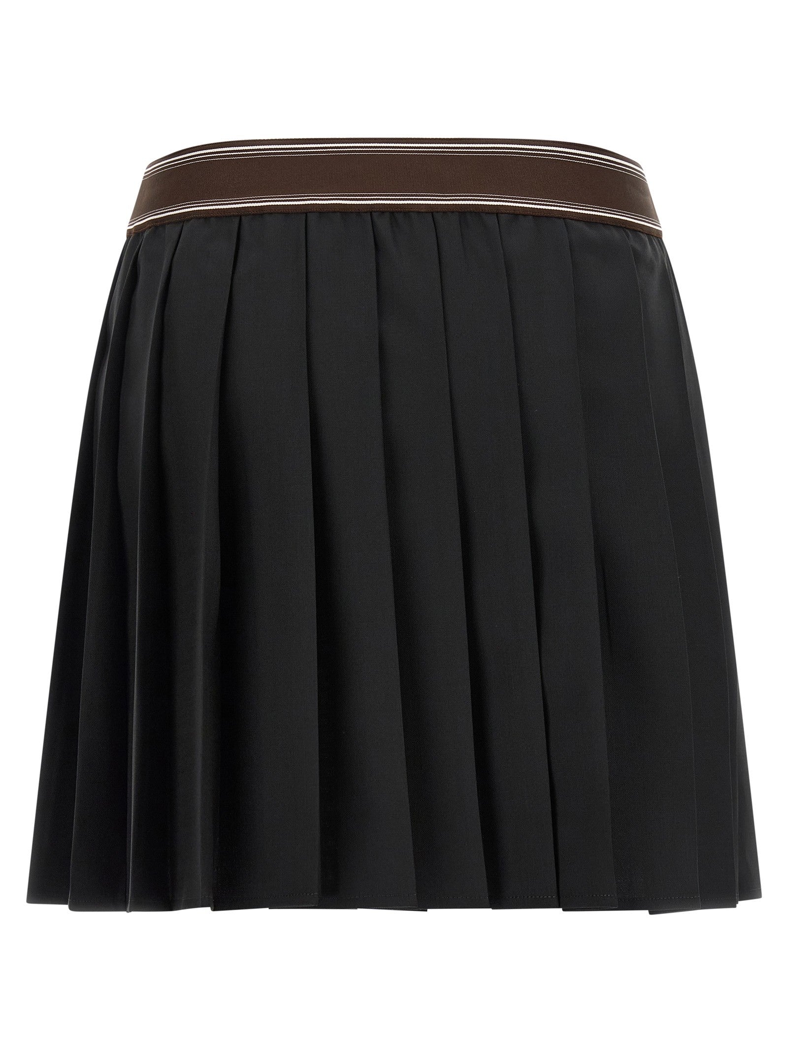 Versace Pleated Skirt Black