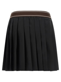 Versace Pleated Skirt Black