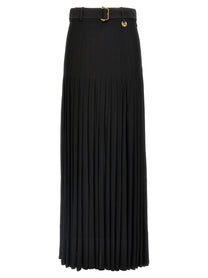Burberry Pleated Skirt Black