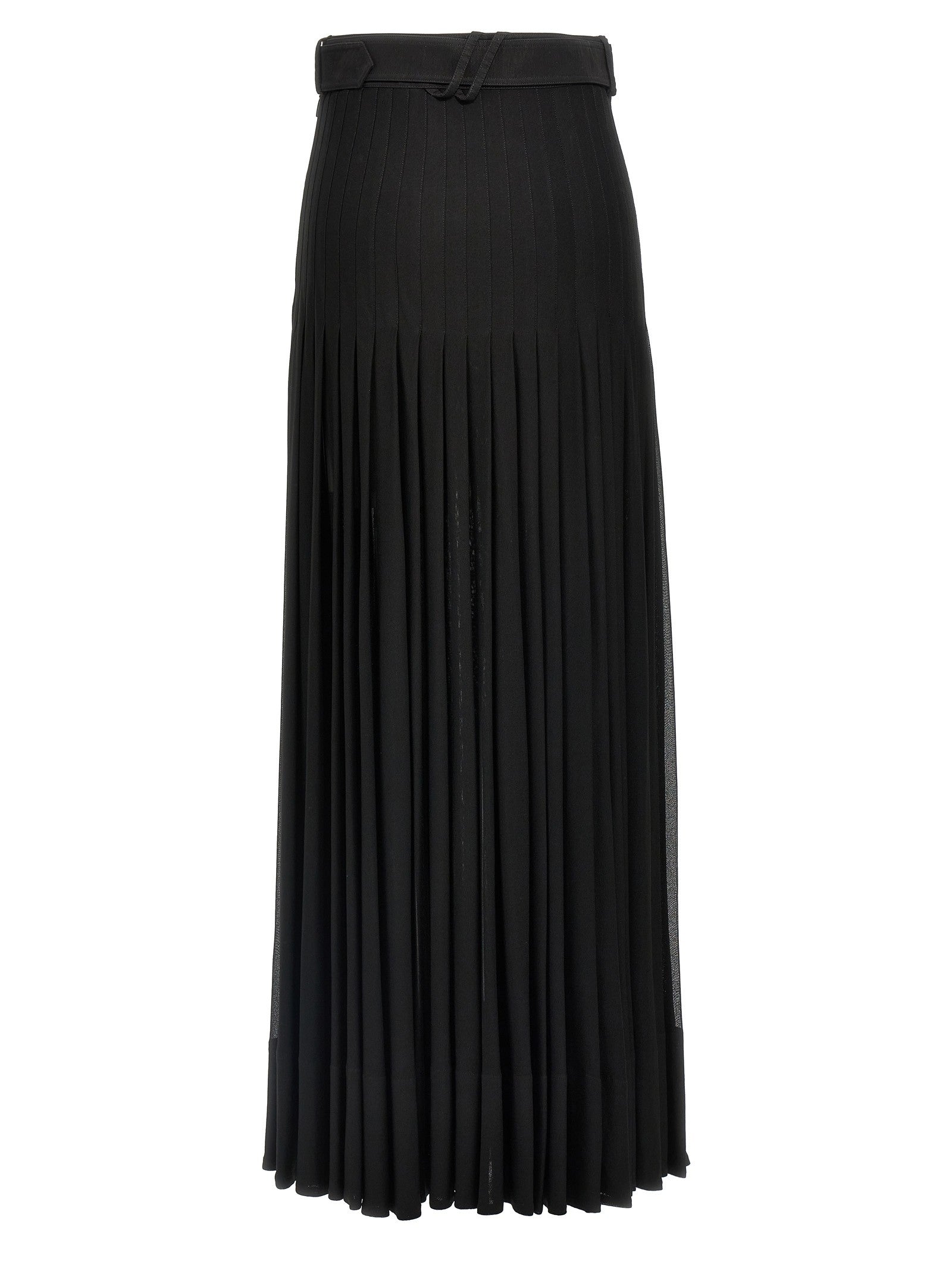Burberry Pleated Skirt Black