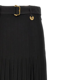 Burberry Pleated Skirt Black