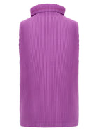 Homme Plissé Issey Miyake Pleated Sweater Purple, view 2