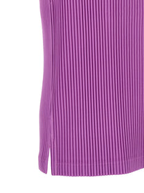 Homme Plissé Issey Miyake Pleated Sweater Purple