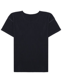 Homme Plisse Issey Miyake Men's Pleated Shirt Black Homme Plisse Issey Miyake