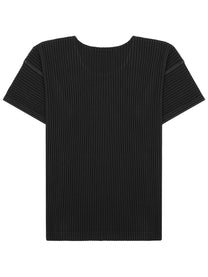 Homme Plisse Issey Miyake Men's Pleated Shirt Black Homme Plisse Issey Miyake