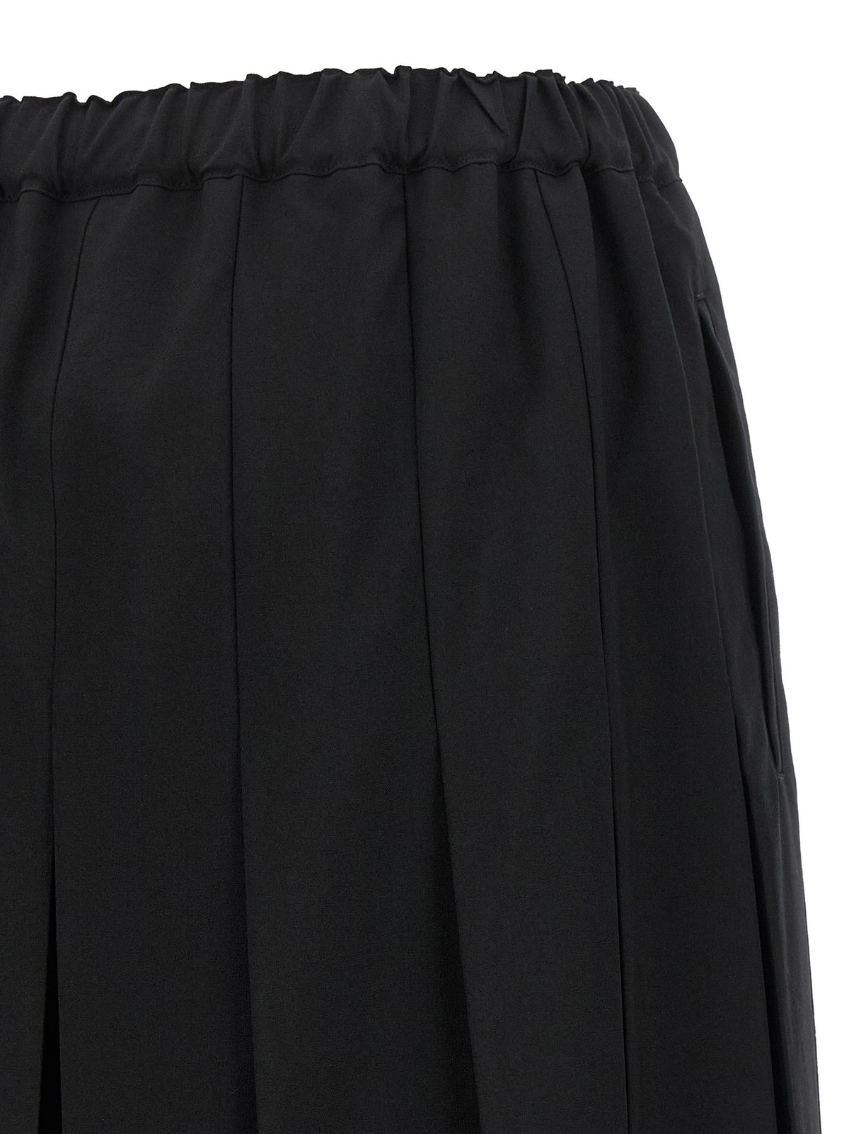 Comme Des Garçons Pleated Trousers Black