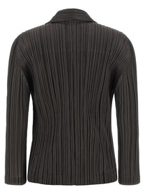Pleats Please Issey Miyake Pleats Blazer Grey
