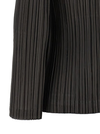 Pleats Please Issey Miyake Pleats Blazer Grey