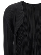 Pleats Please Issey Miyake Black Basics Cardigan Black, view 3