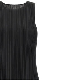 Pleats Please Issey Miyake Black Basics Dress Black, view 3