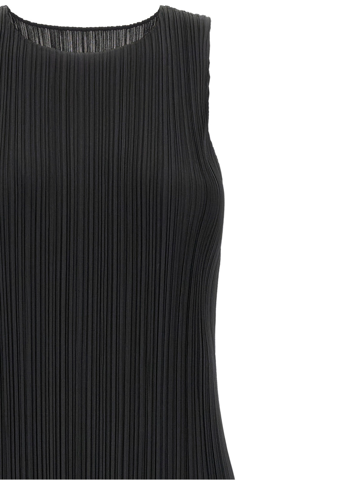 Pleats Please Issey Miyake Black Basics Dress Black, view 3