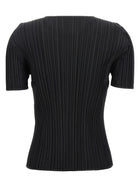 Pleats Please Issey Miyake Black Basics Top Black, view 2