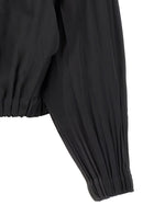 Pleats Please Issey Miyake Black Smooth Coat Coat Black, view 4