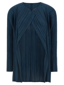 PLEATS PLEASE ISSEY MIYAKE - PLEATS PLEASE ISSEY MIYAKE - ’Mellow Pleats’ cardigan - Women’s Knitwear