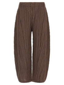 PLEATS PLEASE ISSEY MIYAKE - PLEATS PLEASE ISSEY MIYAKE - ’Thicker Bottoms 2’ pants - Women’s Pants